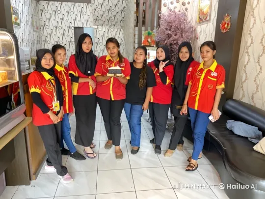 Young Women in Red Uniforms Practice Kungfu in Lively Session – AI Generated Video | Hailuo AI
