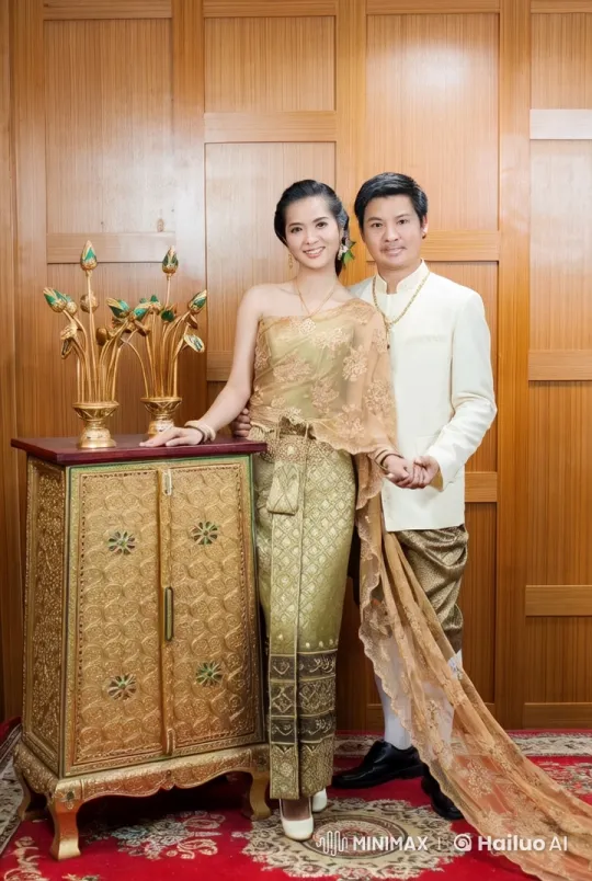 Thai Attire Couple's Intense Kung Fu Fight – AI Generated Video | Hailuo AI