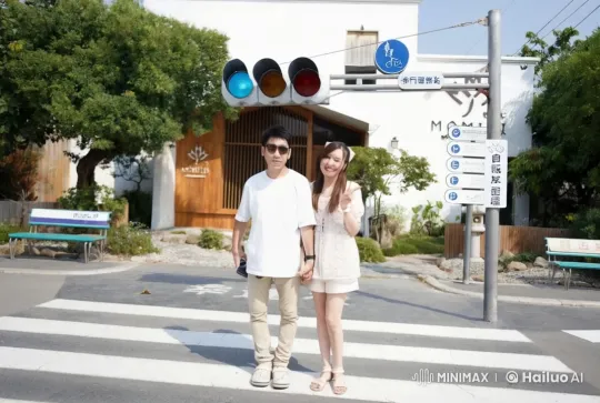 Martial Arts Display at Serene Crosswalk – AI Generated Video | Hailuo AI