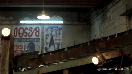 Abandoned Soviet Factory: Haunting Encounter with Pale Man – AI Generated Video | Hailuo AI