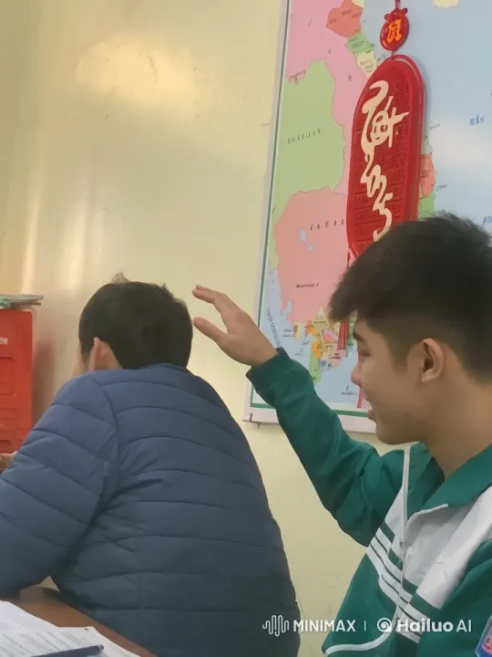 Young Martial Artists Spar in Classroom Setting – AI Generated Video | Hailuo AI