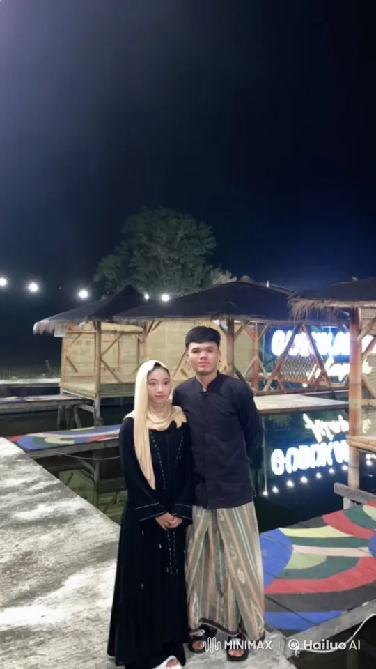 Traditional Chinese Kung Fu Fight on Scenic Pond at Night – AI Generated Video | Hailuo AI