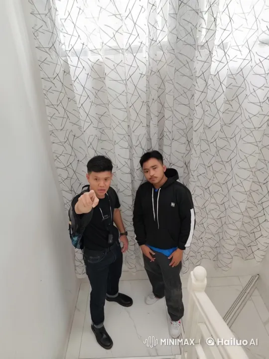 Kung Fu Fight Sequence in Stairwell Setting – AI Generated Video | Hailuo AI