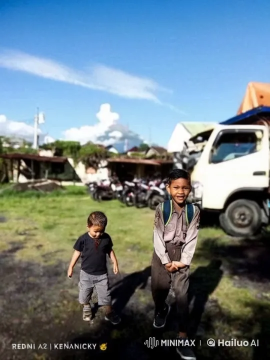 Children Dancing Joyfully in Sunny Outdoor Setting – AI Generated Video | Hailuo AI
