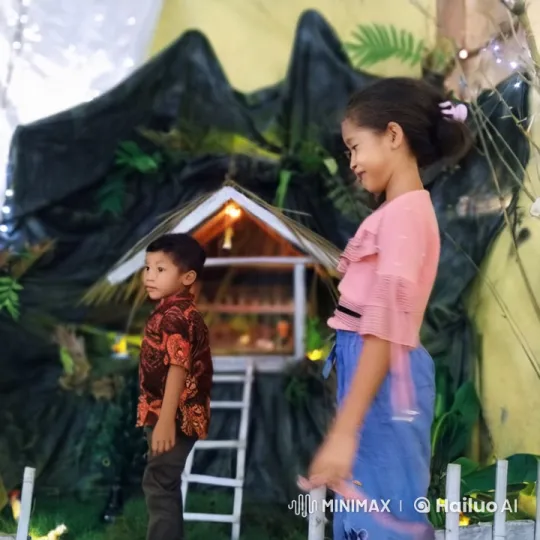 Children Display Kung Fu Skills in Colorful Chinese Village Setting – AI Generated Video | Hailuo AI