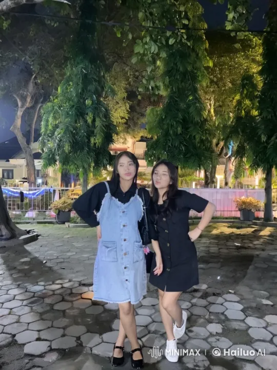 Young Women Practicing Kungfu Under Night Skies – AI Generated Video | Hailuo AI