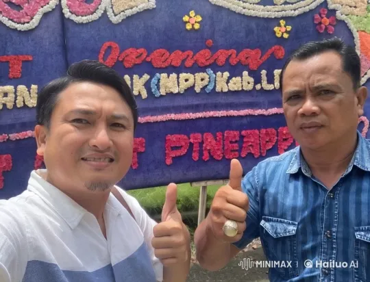 Kungfu Performers Celebrate with Flower Sign Backdrop – AI Generated Video | Hailuo AI