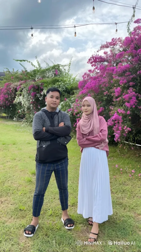 Couple Showcases Martial Arts Skills in Serene Garden – AI Generated Video | Hailuo AI