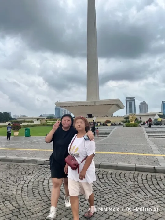 Martial Arts Performance in Front of Monas, Jakarta – AI Generated Video | Hailuo AI