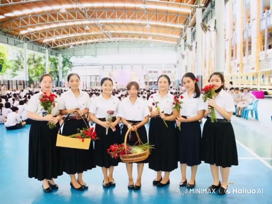 Girls Perform Martial Arts Amidst Flower Display – AI Generated Video | Hailuo AI