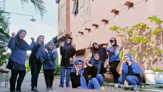 Friends Perform Viral Kungfu TikTok Trend – AI Generated Video | Hailuo AI