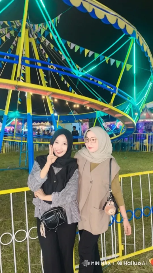 Night Carnival: Women's Playful Kungfu Duel – AI Generated Video | Hailuo AI