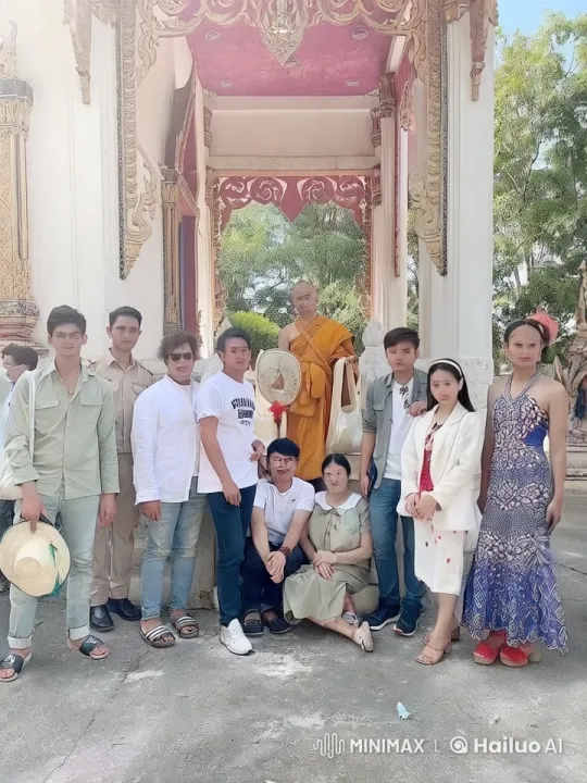 Monk and Group Display Martial Arts at Temple – AI Generated Video | Hailuo AI