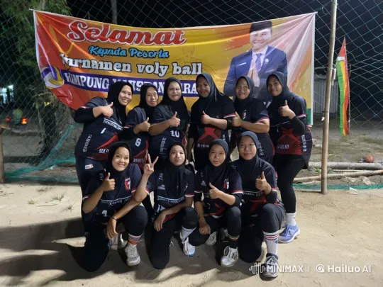 Volleyball Players Showcase Kung-Fu Skills in Nighttime Display – AI Generated Video | Hailuo AI