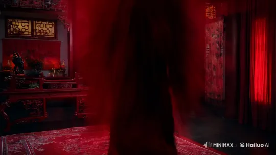 Demonic Possession in Opulent Chinese Chamber – AI Generated Video | Hailuo AI