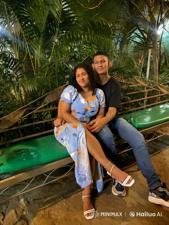 Couple Discusses in a Peaceful Garden – AI Generated Video | Hailuo AI
