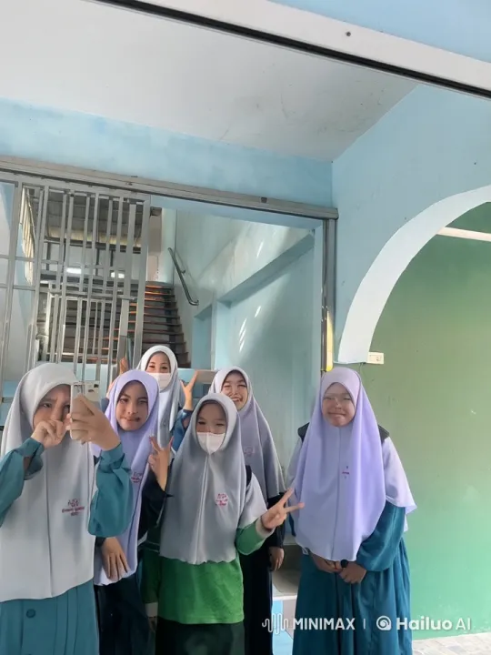Students Practice Kung Fu in School Setting – AI Generated Video | Hailuo AI