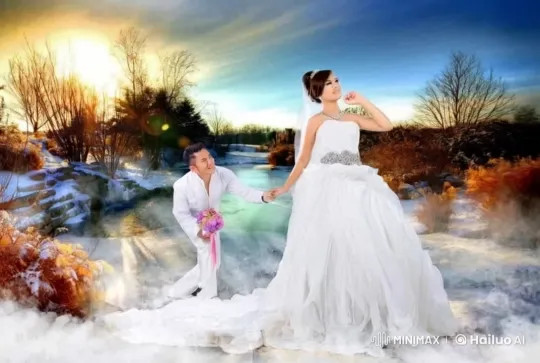 Winter Wedding Proposal: Bride's Kung Fu Surprise – AI Generated Video | Hailuo AI