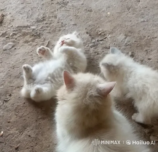 Fluffy Kittens Play Kungfu on Rough Surface – AI Generated Video | Hailuo AI