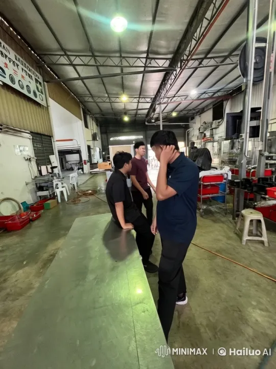 Kung Fu Practitioners Train in Industrial Setting – AI Generated Video | Hailuo AI