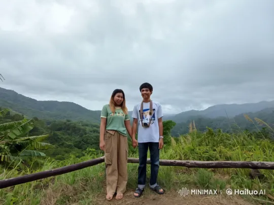 Martial Arts Couple Engages in Dynamic Fight Against Mountainous Backdrop – AI Generated Video | Hailuo AI