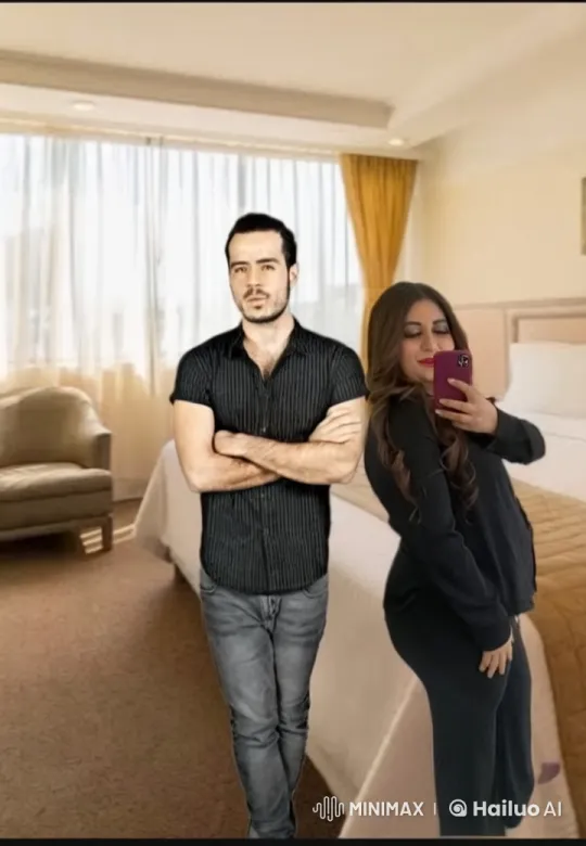 Couple Shares Tender Kiss in Cozy Bedroom – AI Generated Video | Hailuo AI