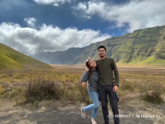 Couple Showcases Martial Arts in Scenic Landscape – AI Generated Video | Hailuo AI