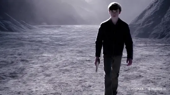 Young Man in Slow Motion: Tension, Vastness, and a Threatening Gaze – AI Generated Video | Hailuo AI