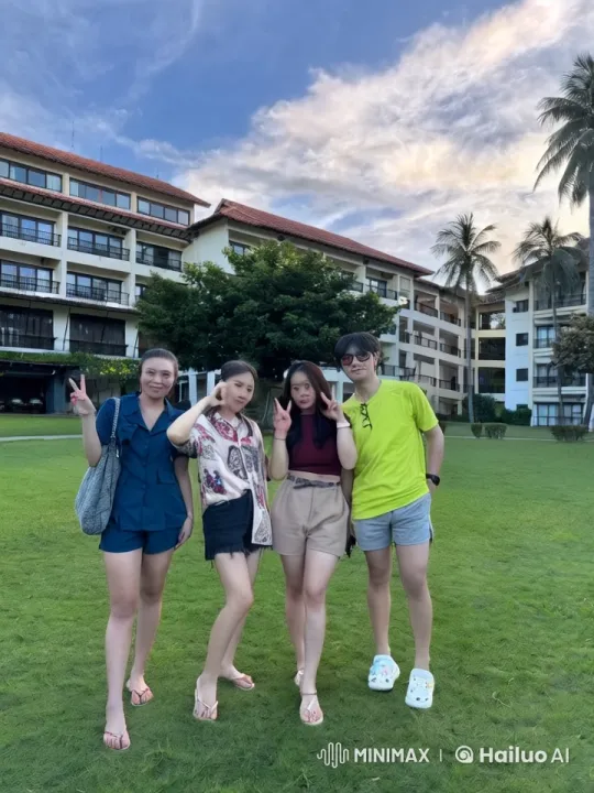 Friends Practice Kungfu in Lush Outdoor Setting – AI Generated Video | Hailuo AI