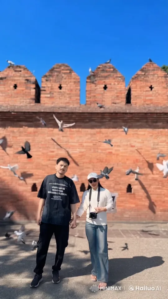 Ancient Wall Witness to Intense Kung Fu Combat – AI Generated Video | Hailuo AI