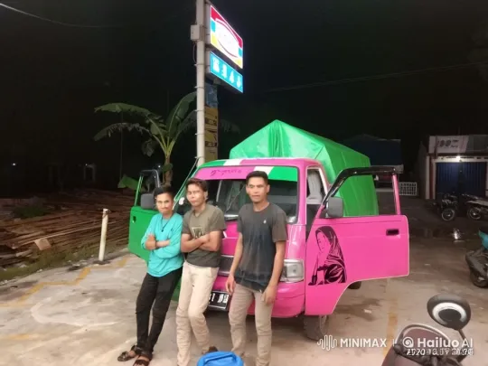 Nighttime Kung Fu Display by Three Young Men – AI Generated Video | Hailuo AI
