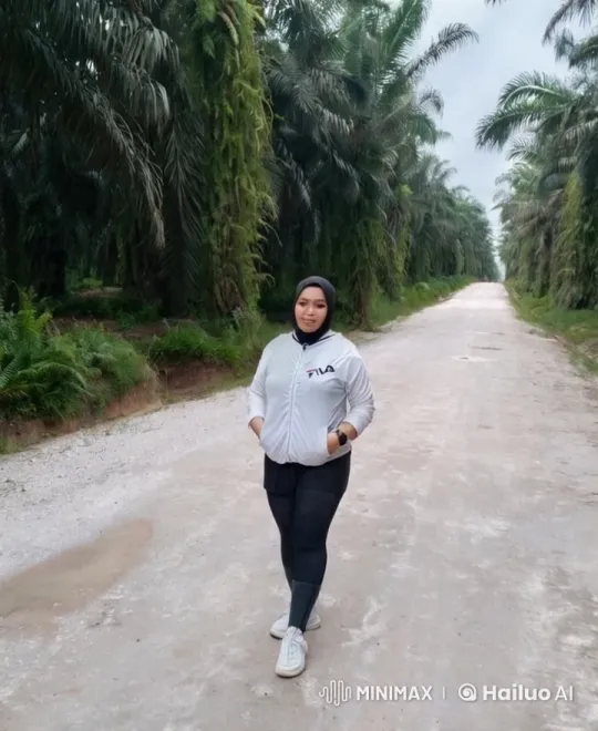 Martial Artist Demonstrates Skills in Serene Palm Grove – AI Generated Video | Hailuo AI