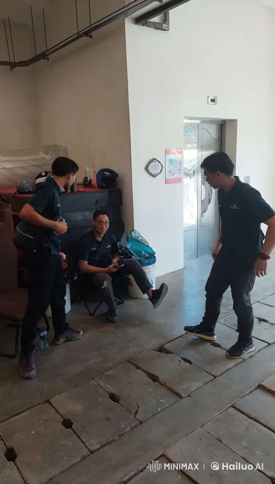 Industrial Setting: Men Practice Martial Arts – AI Generated Video | Hailuo AI