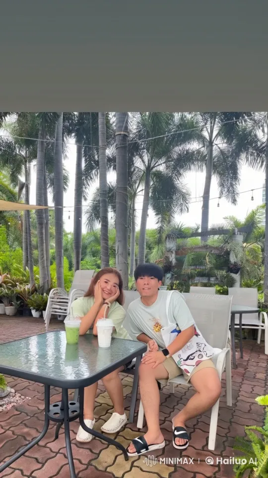 Casual Garden Kung Fu Fight with Serene Setting – AI Generated Video | Hailuo AI