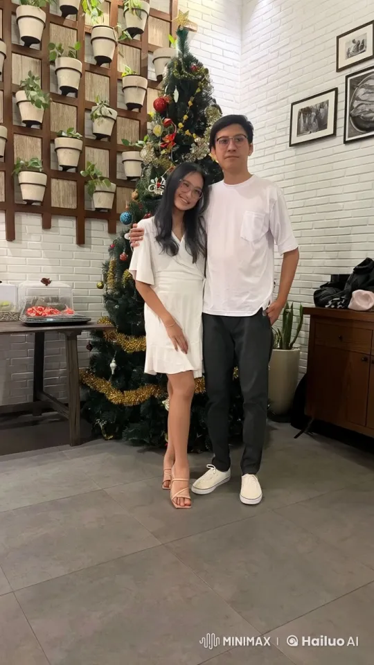 Christmas Tree Kungfu Showdown in Cozy Living Room – AI Generated Video | Hailuo AI
