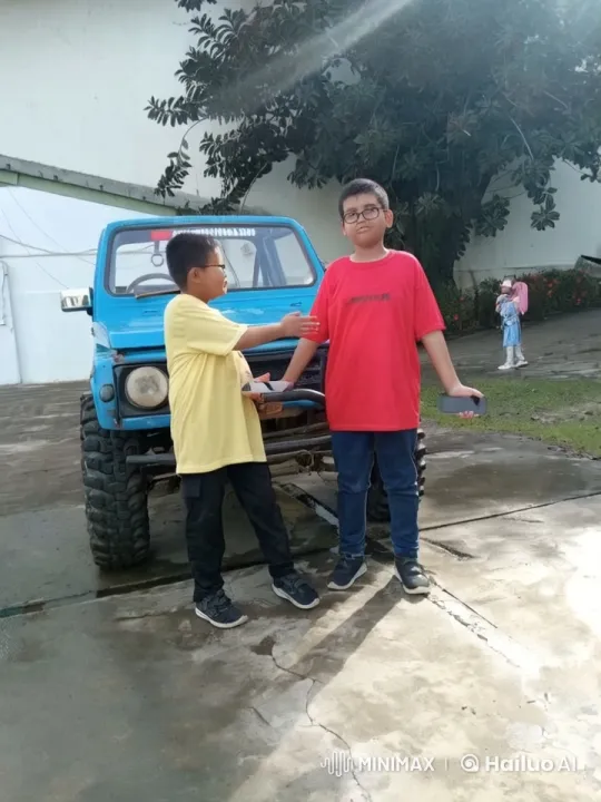 Energetic Kungfu Duel Between Two Young Boys – AI Generated Video | Hailuo AI