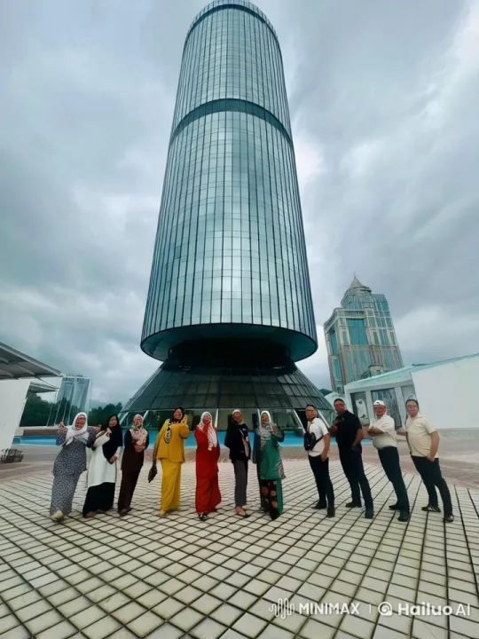 Kungfu Display in Front of Shaolin Temple with Modern Glass Building – AI Generated Video | Hailuo AI
