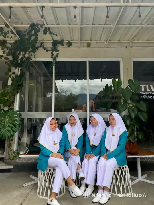 Turquoise-Clad Martial Artists Train in Café Setting – AI Generated Video | Hailuo AI