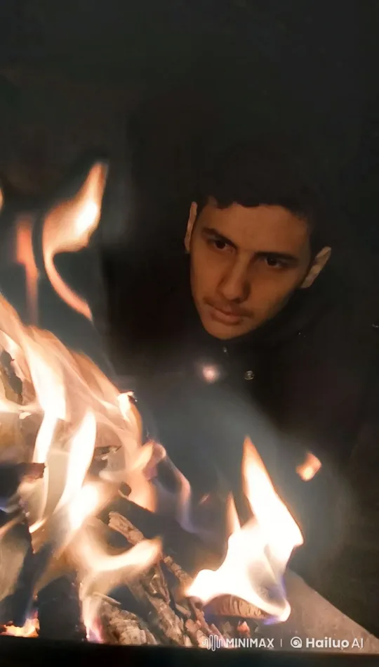 Emotional Shift by the Campfire – AI Generated Video | Hailuo AI