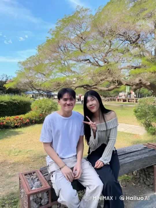 Martial Arts Duel on Park Bench with Nature Background – AI Generated Video | Hailuo AI