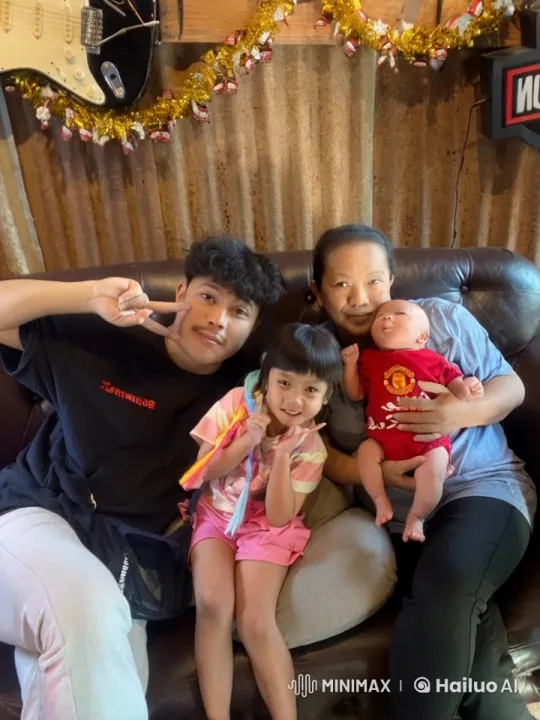 Family Performs Energetic Kung Fu on Couch – AI Generated Video | Hailuo AI