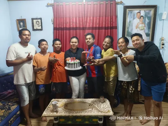 Family Celebrates Birthday with Kung Fu Display – AI Generated Video | Hailuo AI