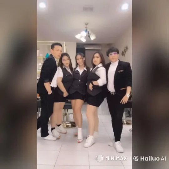 Five Performers Exhibit Skillful Kung Fu in Modern Setting – AI Generated Video | Hailuo AI