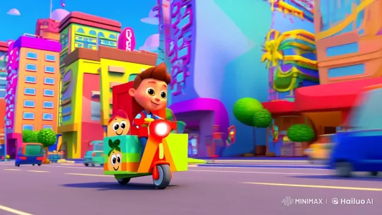 Fresho Zapcart: Fast, Fun Delivery in a Colorful City – AI Generated Video | Hailuo AI