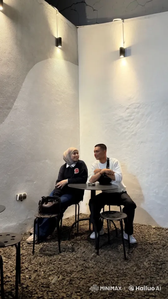Couple Practicing Kungfu in Cafe Setting – AI Generated Video | Hailuo AI
