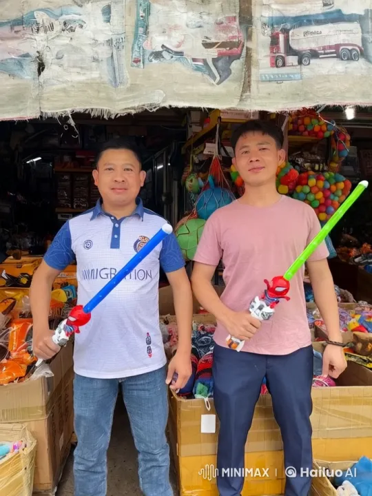Kung Fu Lightsaber Battle in Toy Shop Setting – AI Generated Video | Hailuo AI