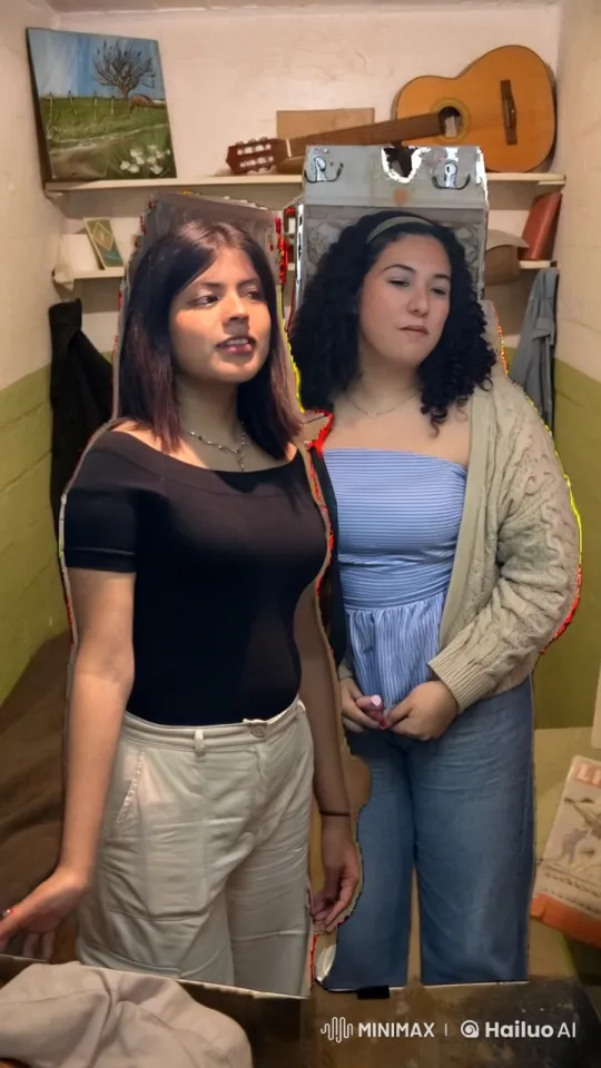 Intimate Emotions: Two Women's Hug and Kiss Scene – AI Generated Video | Hailuo AI