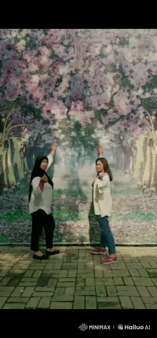 Kungfu Performance by Two Women in Scenic Setting – AI Generated Video | Hailuo AI