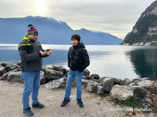 Winter Kung Fu Practice by Scenic Lake – AI Generated Video | Hailuo AI