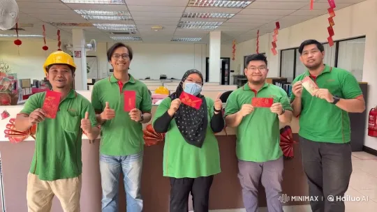 Kung Fu Fight in Festive Office Setting – AI Generated Video | Hailuo AI